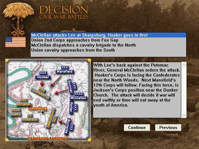 Скриншот из игры Civil War Battles: Antietam под номером 5