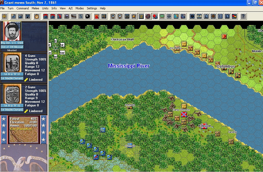 Скриншот из игры Civil War Battles: Campaign Shiloh под номером 1