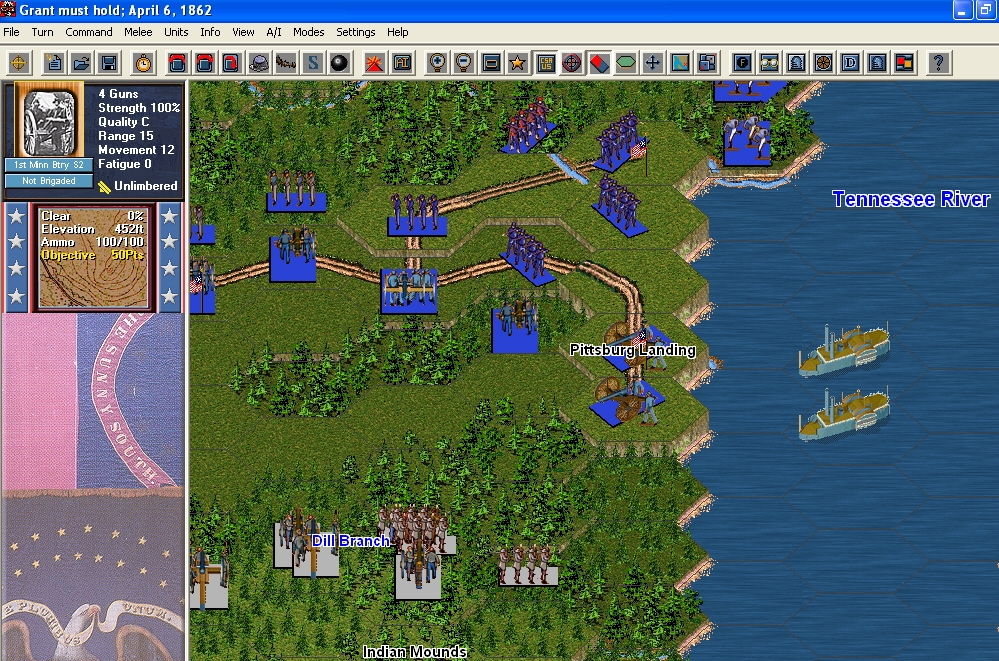Скриншот из игры Civil War Battles: Campaign Shiloh под номером 4
