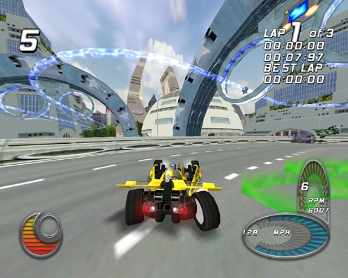 Скриншот из игры Drome Racers под номером 3