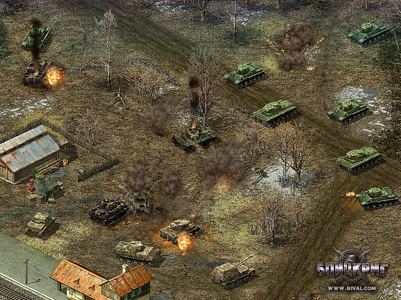 Скриншот из игры Blitzkrieg под номером 15