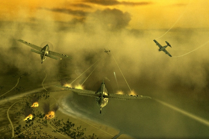 Скриншот из игры Blazing Angels: Squadrons of WWII под номером 4