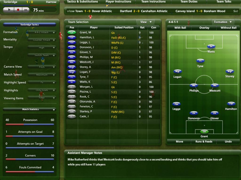 Скриншот из игры Championship Manager 2010 под номером 19