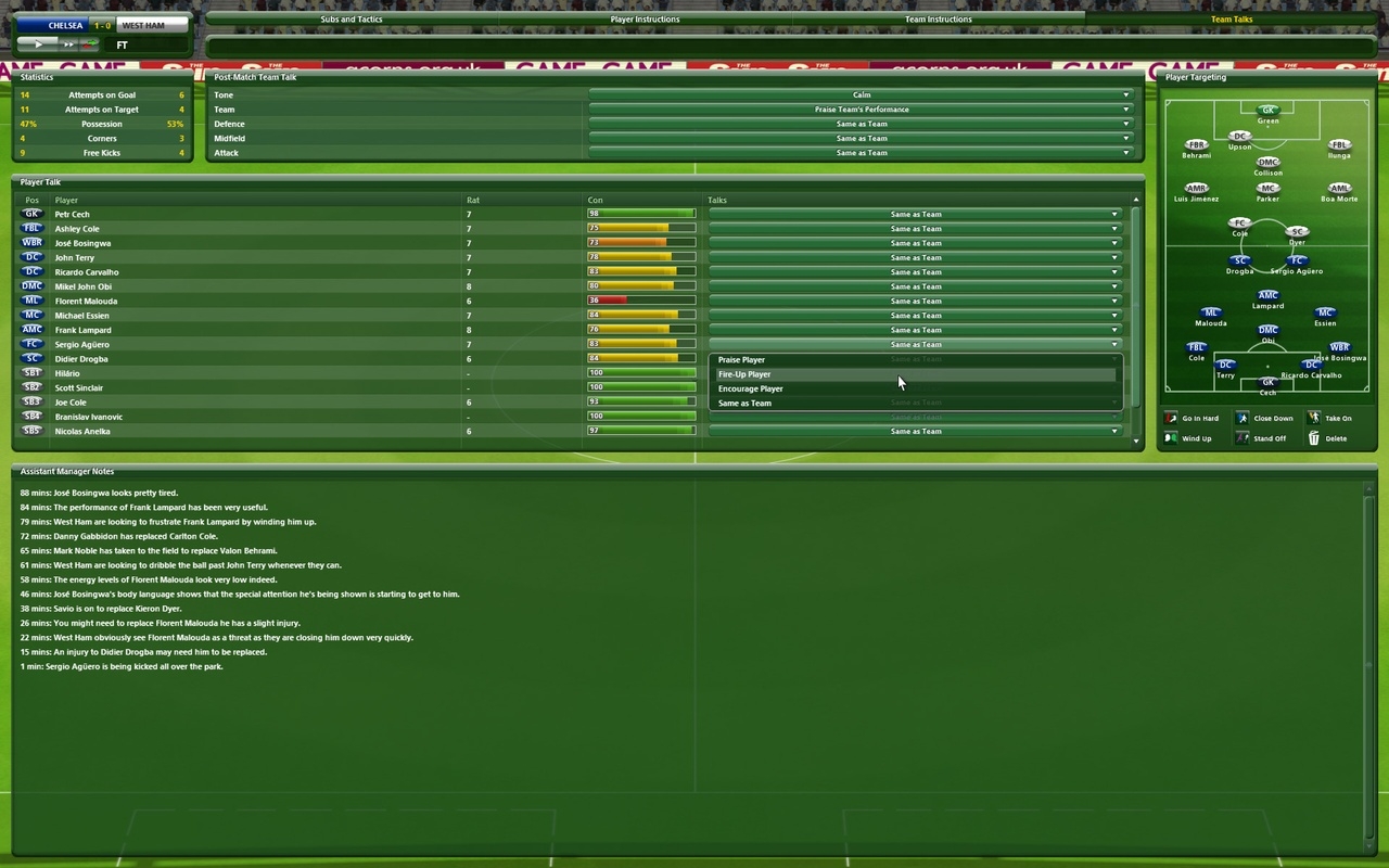 Скриншот из игры Championship Manager 2010 под номером 8
