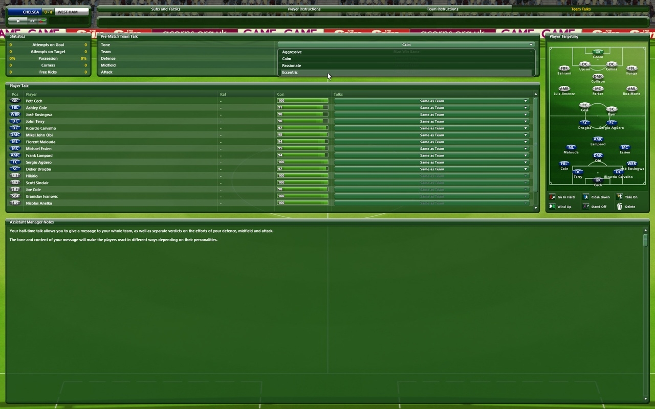 Скриншот из игры Championship Manager 2010 под номером 9