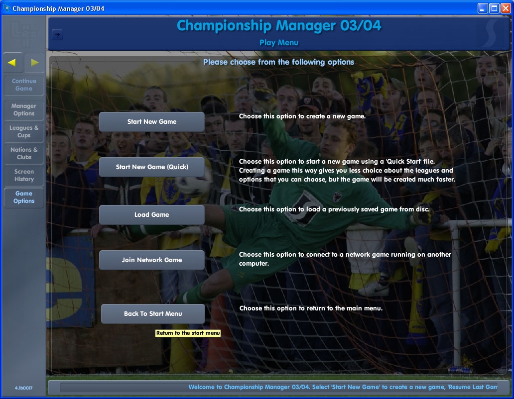 Скриншот из игры Championship Manager Season 03/04 под номером 3