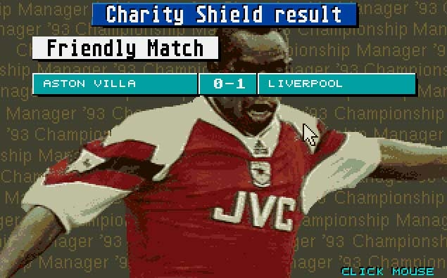 Скриншот из игры Championship Manager 