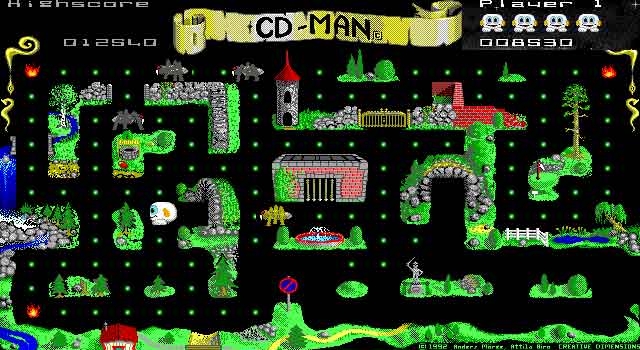 Скриншот из игры Cd-Man 2 под номером 1