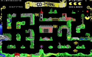 Скриншот из игры Cd-Man под номером 2