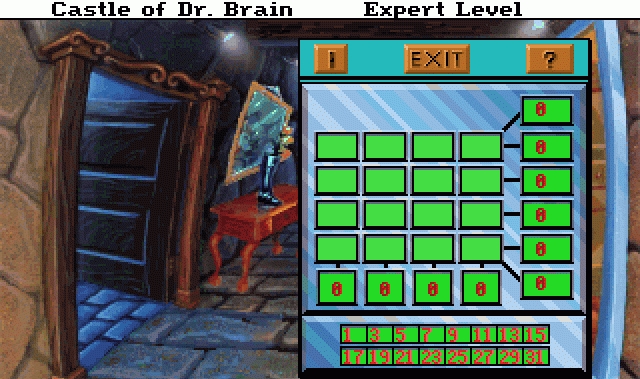 Скриншот из игры Castle of Dr. Brain, The под номером 3