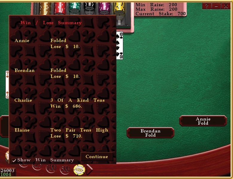 Скриншот из игры Casino Poker под номером 4