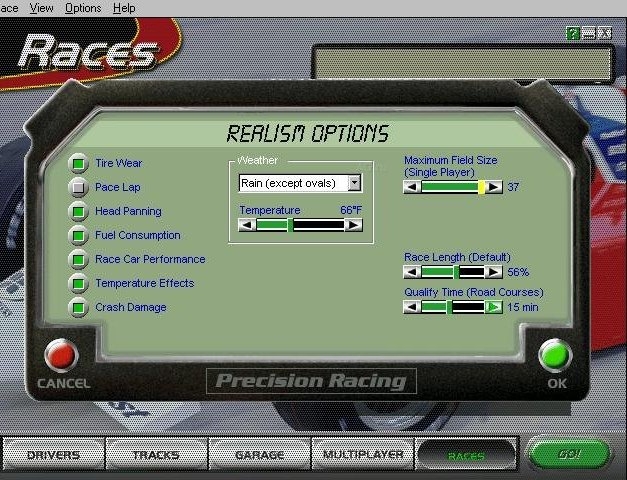 Скриншот из игры CART Precision Racing под номером 10