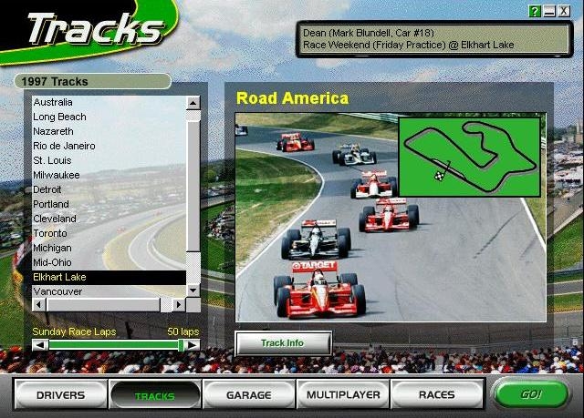 Скриншот из игры CART Precision Racing под номером 9