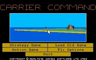 Скриншот из игры Carrier Command под номером 1