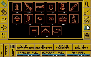 Скриншот из игры Carrier Command под номером 3