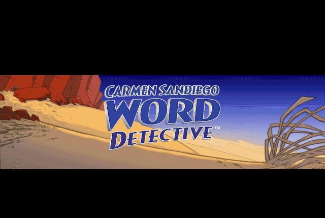 Скриншот из игры Carmen Sandiego Word Detective под номером 1