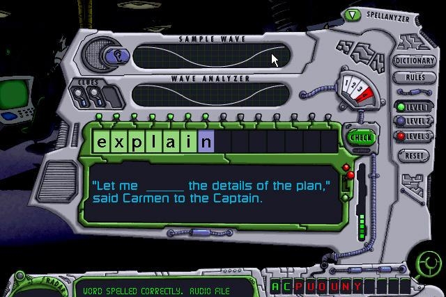 Скриншот из игры Carmen Sandiego Word Detective под номером 15