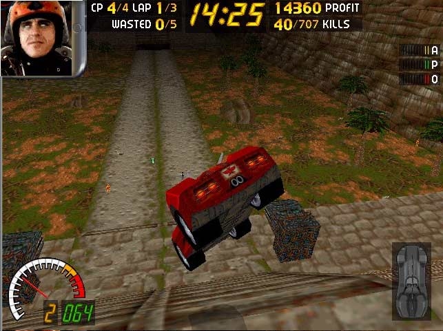 Скриншот из игры Carmageddon Splat Pack под номером 2