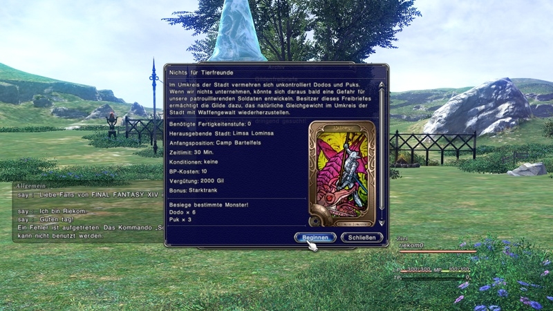 Скриншот из игры Final Fantasy XIV под номером 2