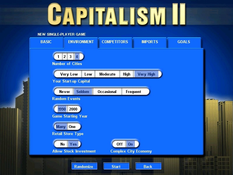 Скриншот из игры Capitalism 2 под номером 3