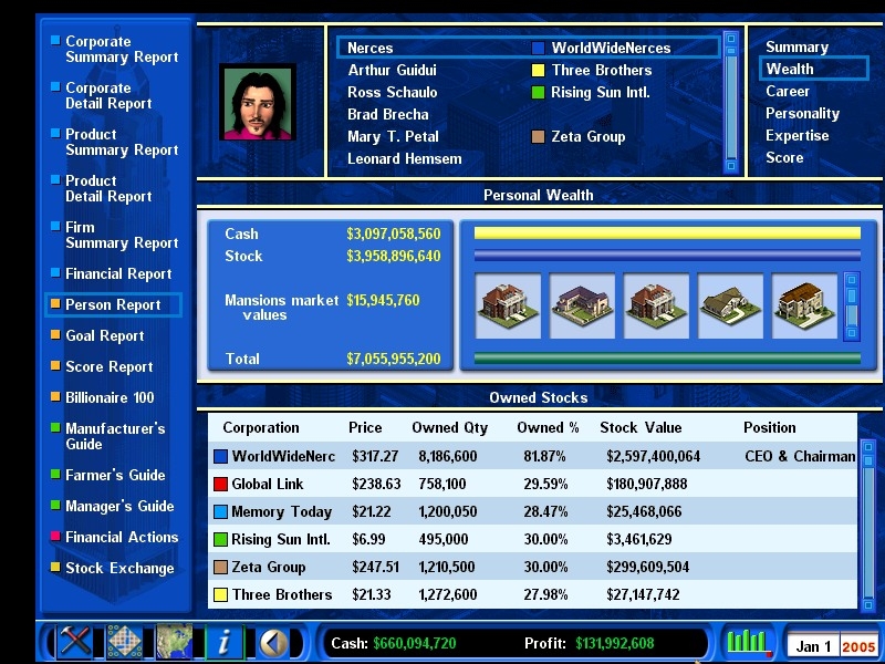Скриншот из игры Capitalism 2 под номером 7