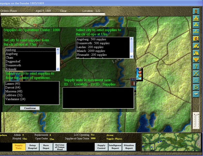 Скриншот из игры Campaigns on the Danube 1805/1809, The под номером 3