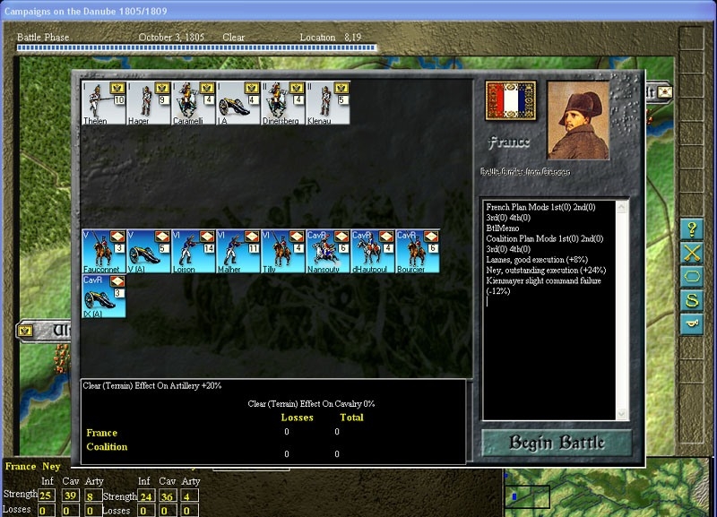 Скриншот из игры Campaigns on the Danube 1805/1809, The под номером 4