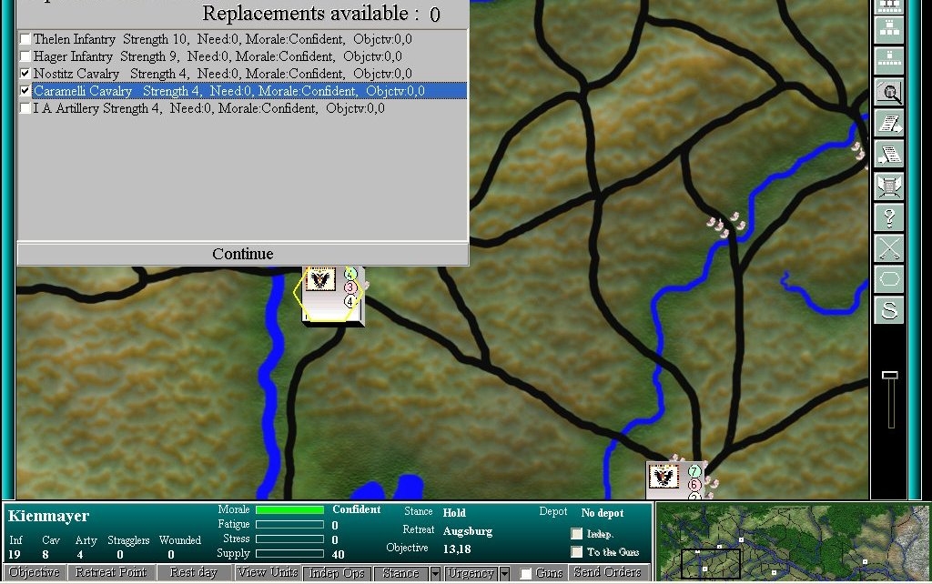 Скриншот из игры Campaigns of La Grande Armee: 1805/1809, The под номером 5