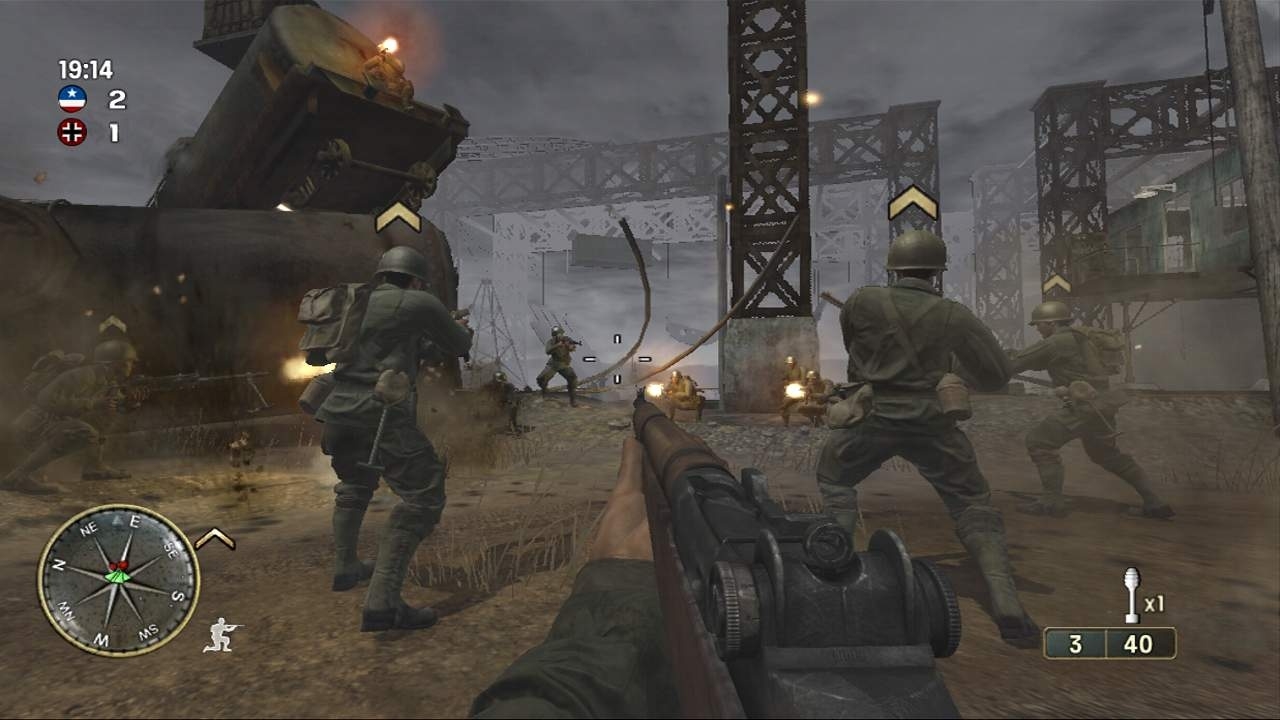 Скриншот из игры Call of Duty 3 под номером 2