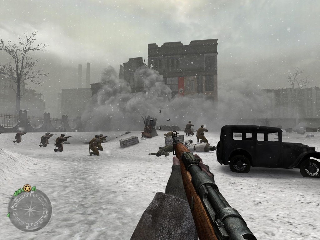Скриншот из игры Call of Duty 2 под номером 18