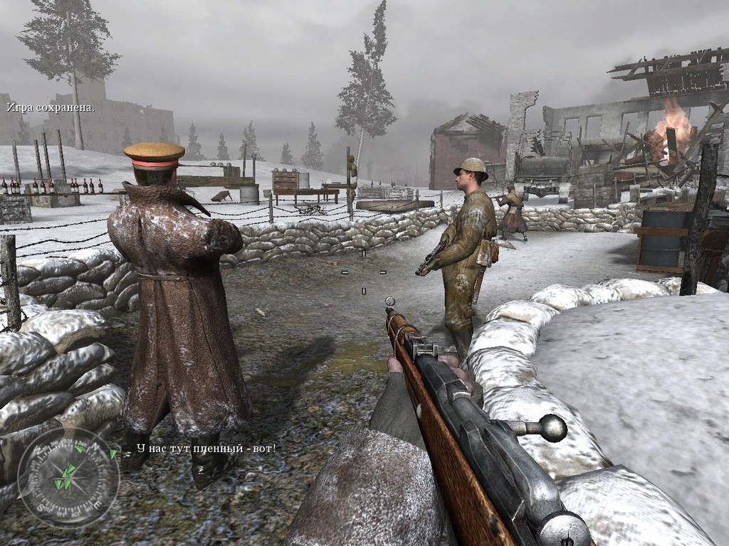 Скриншот из игры Call of Duty 2 под номером 19