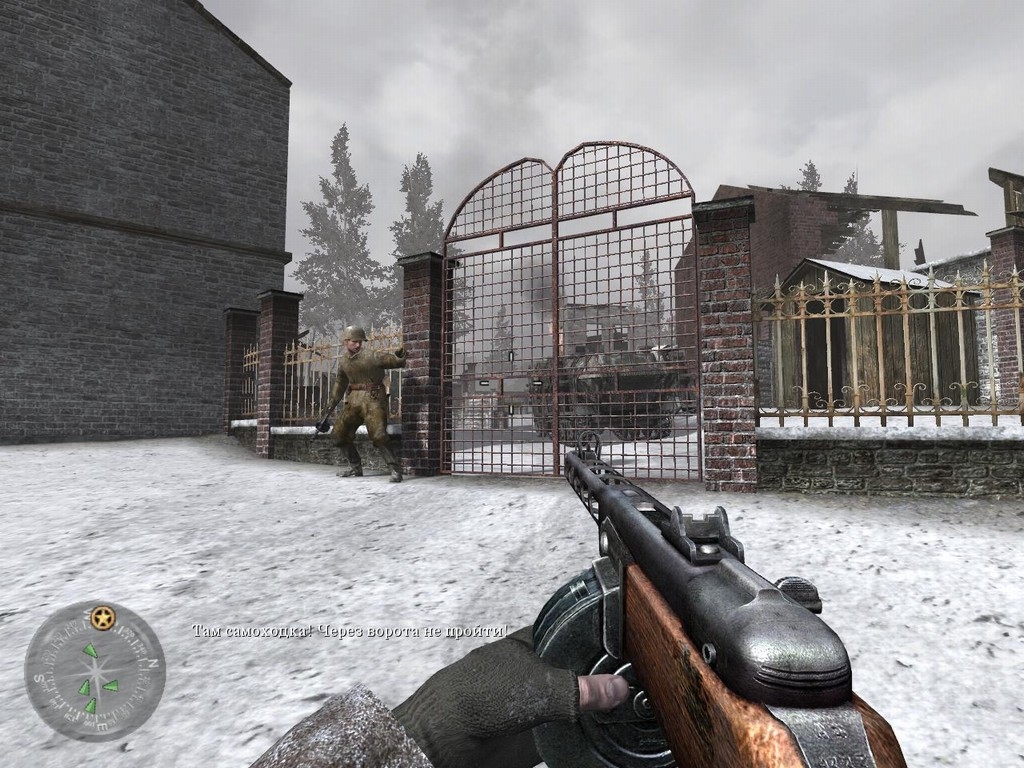 Скриншот из игры Call of Duty 2 под номером 20