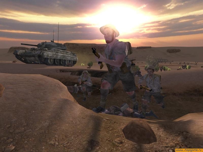 Скриншот из игры Call of Duty 2 под номером 92