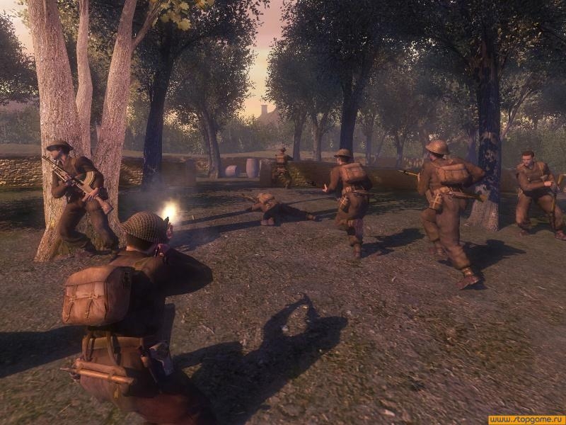 Скриншот из игры Call of Duty 2 под номером 93