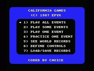 Скриншот из игры California Games под номером 18