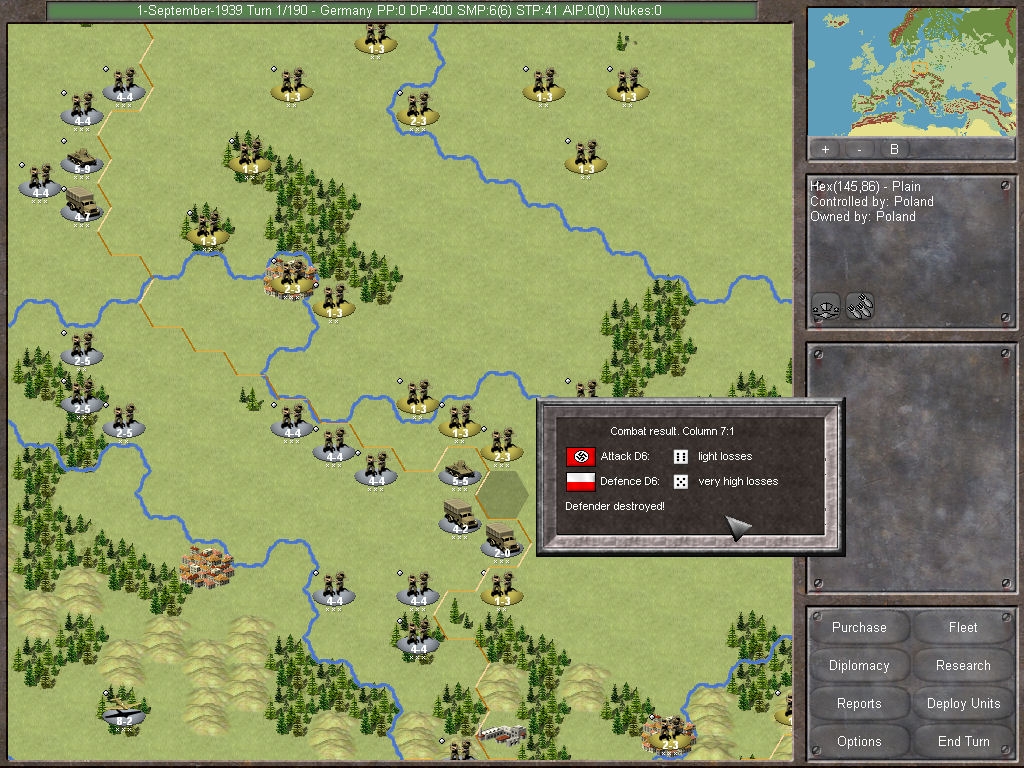Скриншот из игры World War II: Road to Victory под номером 13