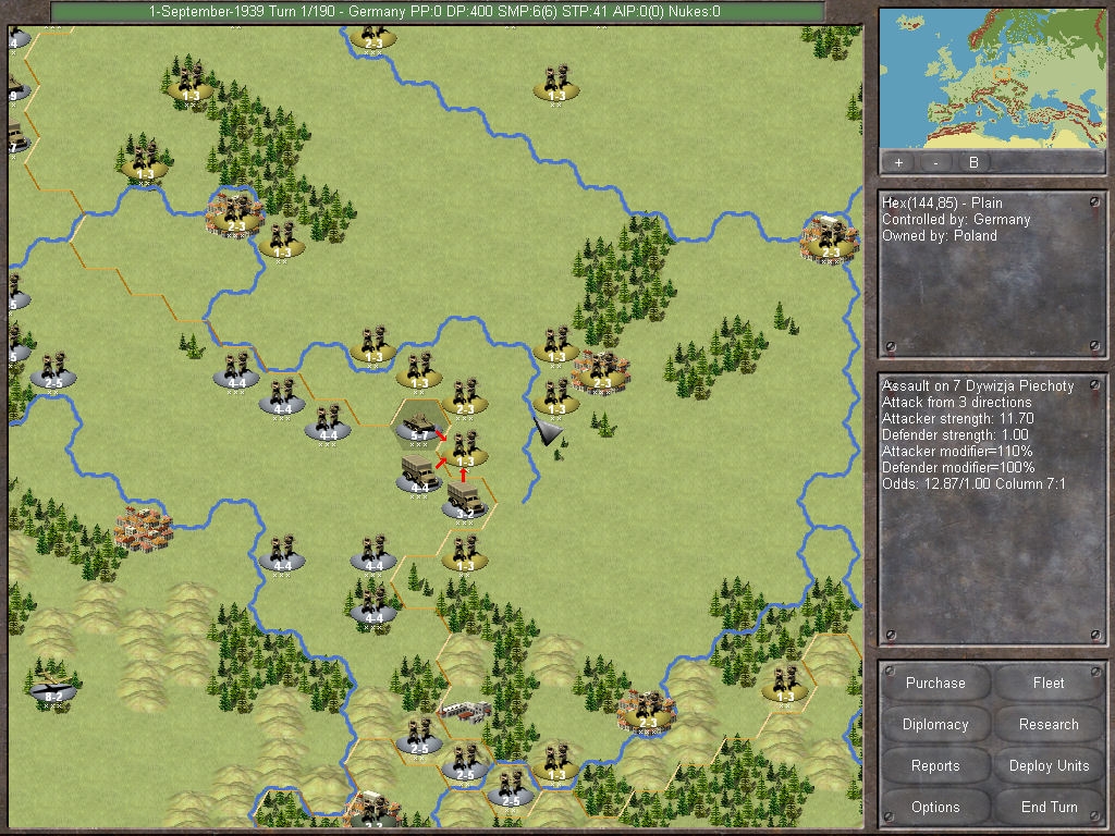 Скриншот из игры World War II: Road to Victory под номером 14