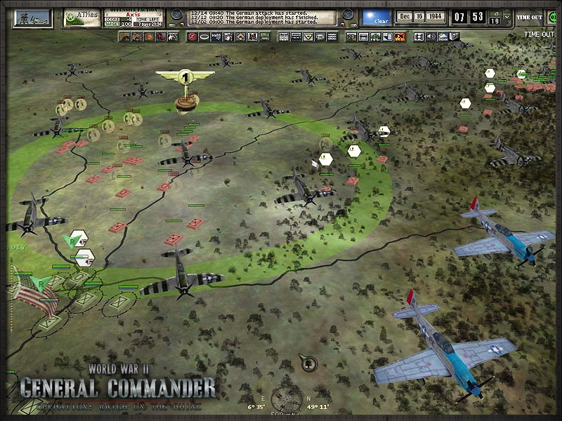 Скриншот из игры World War II: General Commander Operation: Watch on the Rhine под номером 5