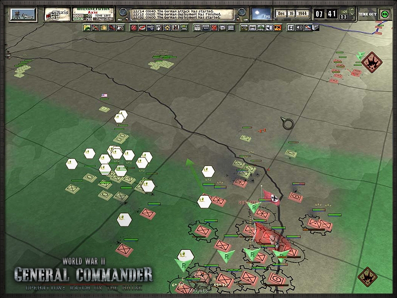 Скриншот из игры World War II: General Commander Operation: Watch on the Rhine под номером 6