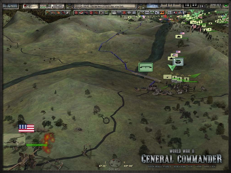 Скриншот из игры World War II: General Commander Operation: Watch on the Rhine под номером 9