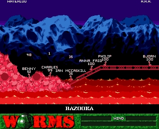Скриншот из игры Worms под номером 4