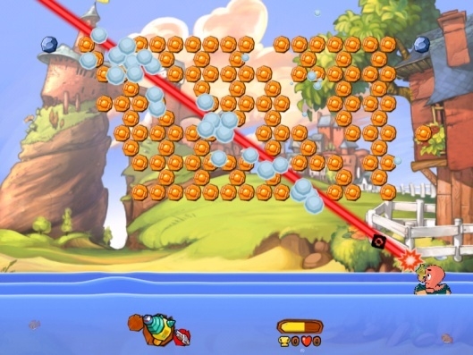 Скриншот из игры Worms Blast под номером 14
