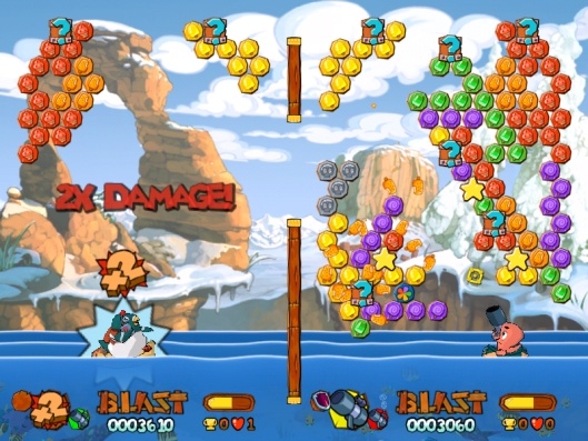 Скриншот из игры Worms Blast под номером 24
