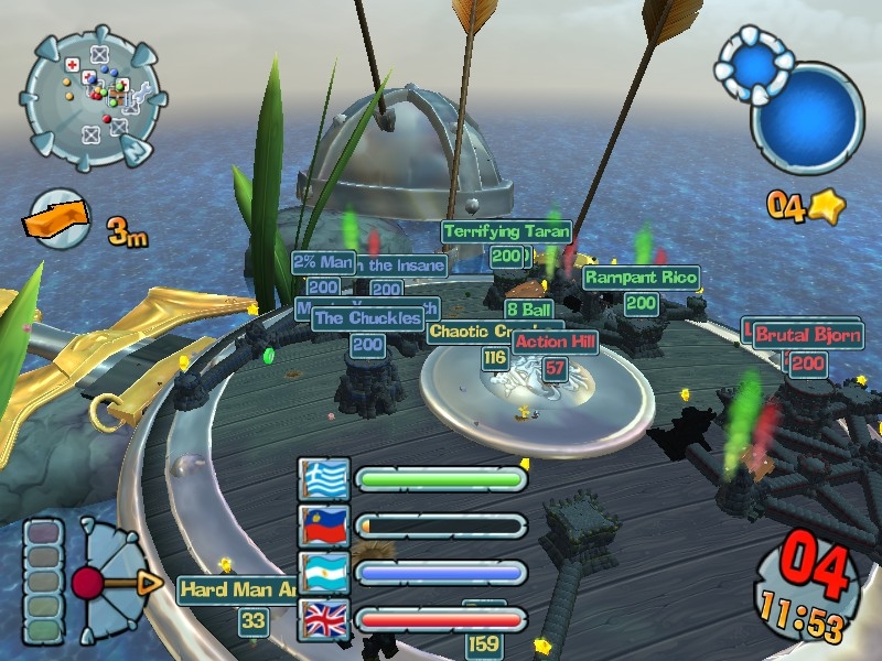 Скриншот из игры Worms Forts: Under Siege! под номером 4