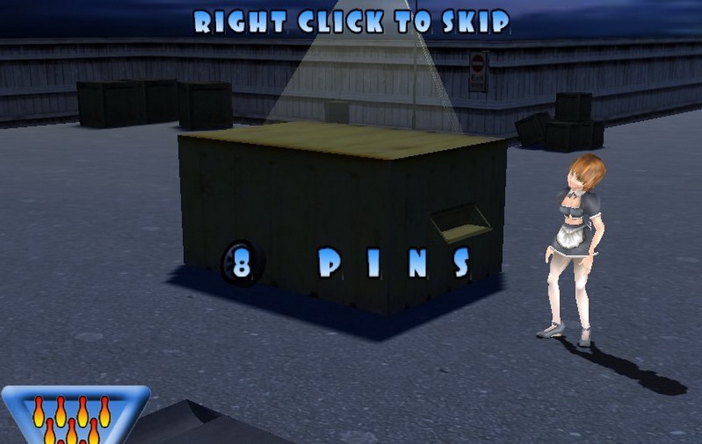 Скриншот 4 из игры Anime Bowling Babes. 