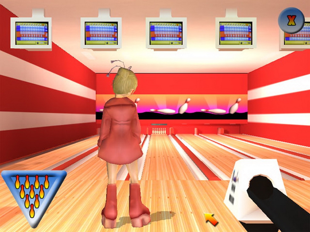 Скриншот 6 из игры Anime Bowling Babes. 