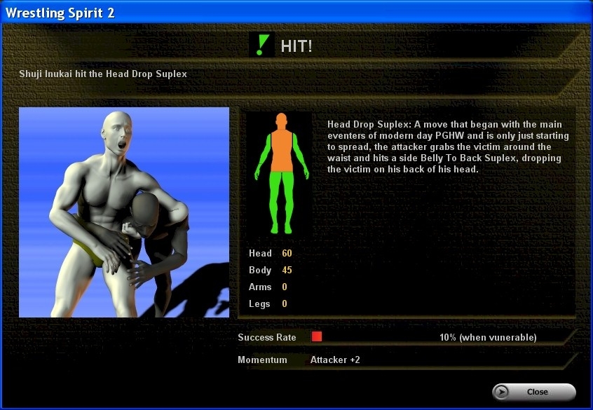 Скриншот из игры Wrestling Spirit 2 под номером 1
