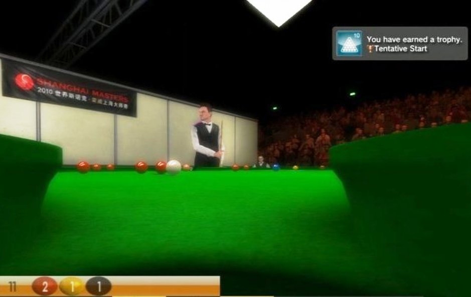 Скриншот из игры WSC Real 09: World Snooker Championship под номером 1