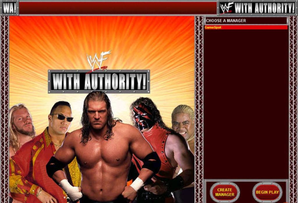 Скриншот из игры WWF With Authority! под номером 1