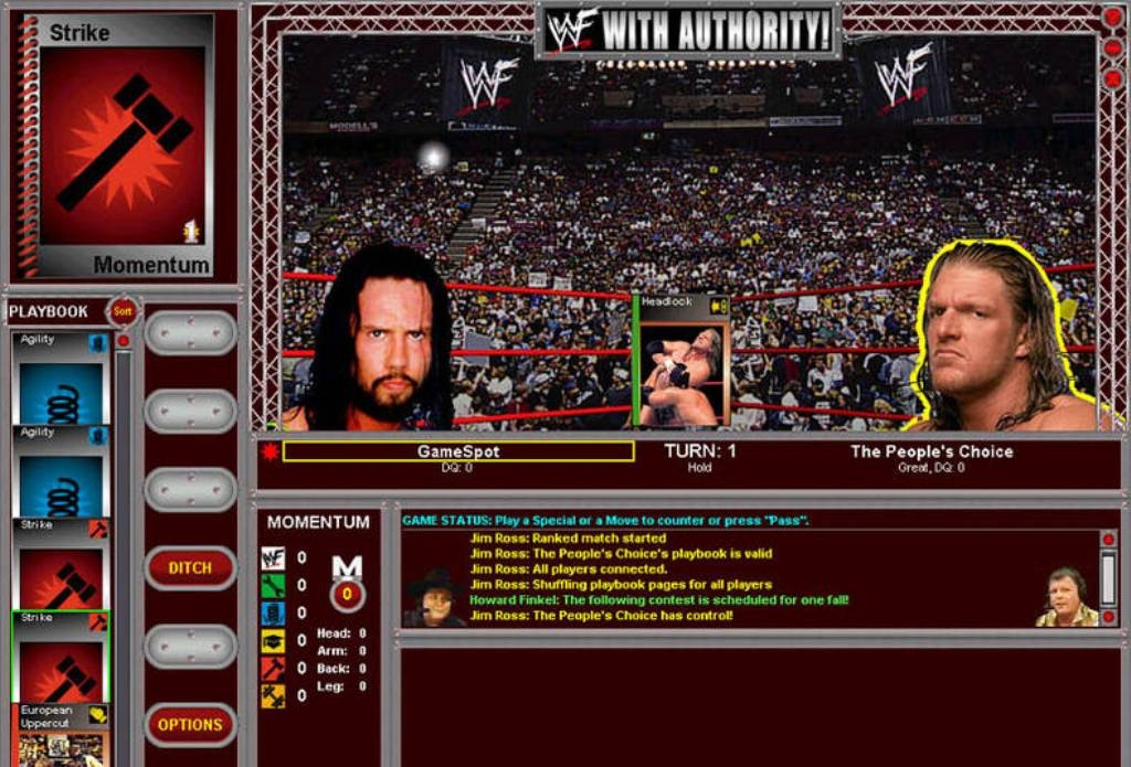Скриншот из игры WWF With Authority! под номером 11
